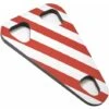 Mottez Protection Porte Vélo En Mousse PE Haute Densité Rouge Et Blanc 38x58x1,5cm Voiture Camping Car Remorque Visibilité Sécurité