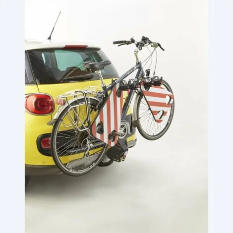 Mottez Protection Porte Vélo En Mousse PE Haute Densité Rouge Et Blanc 38x58x1,5cm Voiture Camping Car Remorque Visibilité Sécurité – Image 2