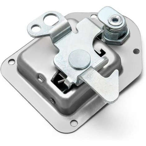 Verrou De Remorque En Acier Inoxydable Avec 2 Clés, 111mm X 83mm , Pour Caravane, Camion, Camping-car, Voiture De Patrouille – Image 3