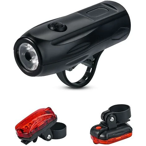 Feux De Vélo à LED Puissants, Feux De Vélo Avant Et Arrière, Feu Arrière étanche, 7 Modes D'éclairage, Adaptés à L'avertissement Arrière De Vélo De Route De Montagne
