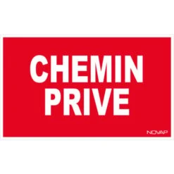 Panneau Chemin Privé - Rigide 330x200mm - 4160986