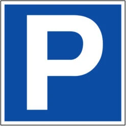 Panneau P (parking) - Rigide 200x200mm - 4220161
