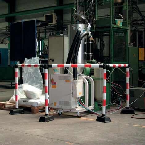 Barrière Express 1 Lisse 1m Rouge/Blanc - 2001236 – Image 2