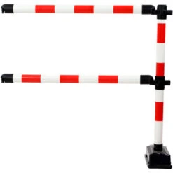 Barrière Express 2 Lisses 1m Supplémentaires Rouge/Blanc - 2001274