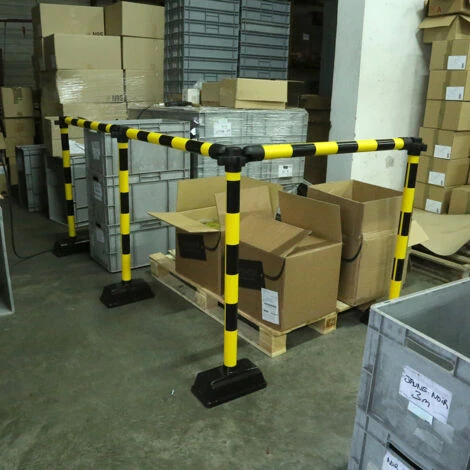 Barrière Express 1 Lisse 1m Supplémentaire Jaune/Noir - 2001328 – Image 2