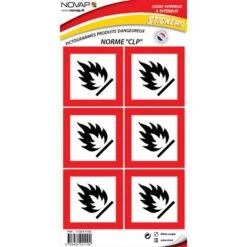 Pictogramme - Je Flambe 80x80mm - 4241104