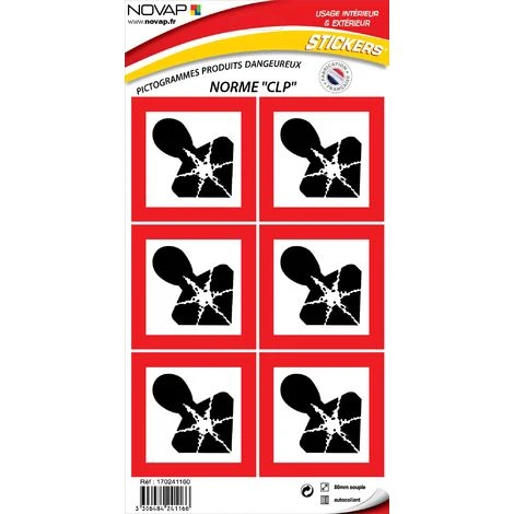 Pictogramme - Je Nuis Gravement à La Santé 80x80mm - 4241166