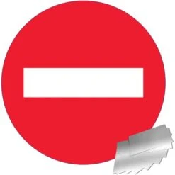 Panneau Sens Interdit - Alu Ø450mm - 4010403