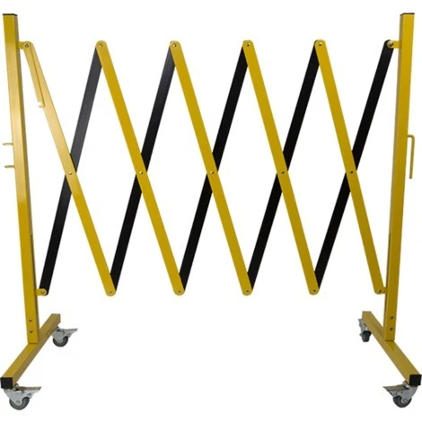 Barrière De Chantier Extensibles Modulable - Jaune/Noir - 8000219