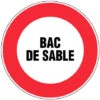 Panneau Bac à Sable - Rigide Ø180mm - 4041995