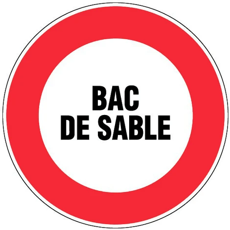 Panneau Bac à Sable - Rigide Ø180mm - 4041995