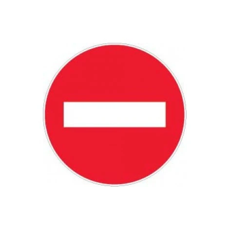 Panneau Sens Interdit - Rigide Ă180mm - 4040141