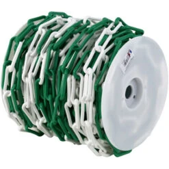 Chaîne Ø 6mm X 50m Vert/Blanc En Bobine - SIGNAL - 1165229
