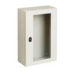 Coffret Mural Schneider Electric Spacial S3D En Acier Gris RAL 7035 Dim. Ext. 400 X 300 X 150mm, IK08, IP66 ( Prix Pour 1 )