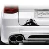 1 X Autocollant De Voiture Peek-a-boo Monster Scary Eyes (vol, Noir)