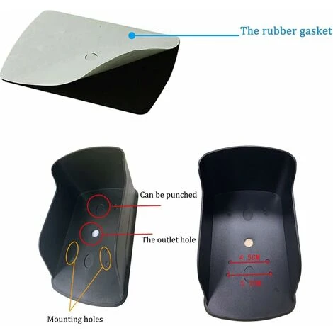 Couvercle Étanche Pour Clavier De Contrôle D'accès RFID, Couverture Imperméable De Pluie Pour Carillon De Sonnette, Antidéflagrant, Contrôleur D'empreinte De Protection Contre Pluie Couvercle Longzimi – Image 5