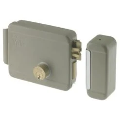 Serrure électrique Yale Art.68080 Pour Portails à 2 Tours Avec Cylindre Fixe Interne Et Externe - Salon