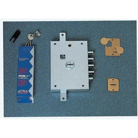Serrure Antivol Triple Atra 7111-2 De Portes Blindées à Double Panneton - Salon
