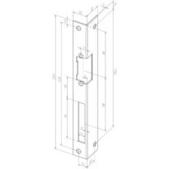 Têtière D'angle 250 Mm Droite IW - EFF - 06601-04