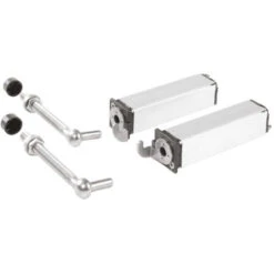 Paire De Charnières à Ressort Pour Portillon 150mm - LOCINOX - SWING40-150