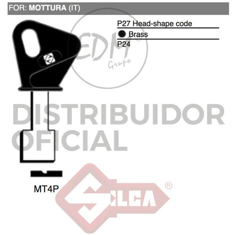 Clé Frontale Mt4p Mottura
