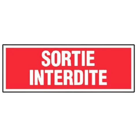 Panneaux D'interdictions Rectangulaires 330x120mm ''Défense De Fumer'' - NOVAP - 4140100 – Image 3