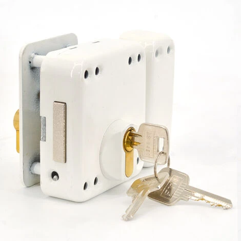 Verrou De Porte Haute Sécurité Rafale Cylindre à Double Entrée 30x60 THIRARD – Image 2