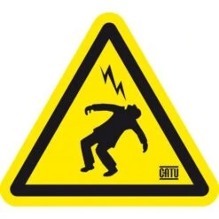 Etiquette Autocollante Homme Foudroye