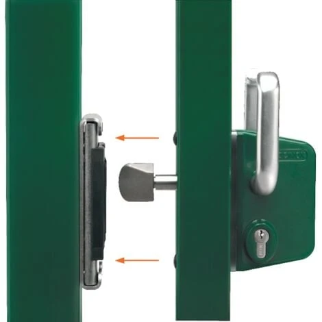 Serrure Portail Coulissant Inox LOCINOX Profil 40 - LSKZ4040 U2L – Image 2