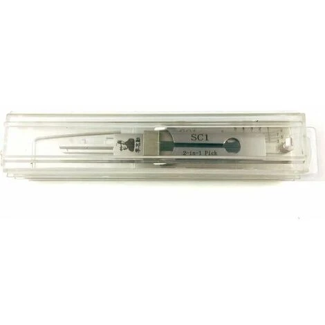 Entretien De Serrure Et Verrou, SC1 LiShi Tools 2 En 1 Outils De Crochetage De Serrure Pour Serrurier Professionnel SC1 LiShi Decord Et Pick Set – Image 4