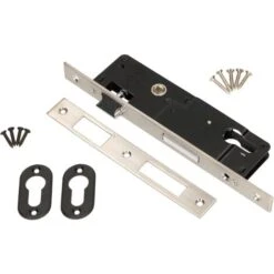 KOTARBAU Serrure à Mortaise 85 X 35 Mm Pour Cylindre Profilé Universel Droit Et Gauche