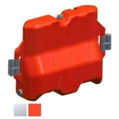 Barrière De Protection En Plastique Blanc 113X40 H 75