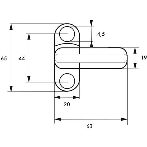 THIRARD - Loqueteau De FenĂȘtre Blanc â Image 2