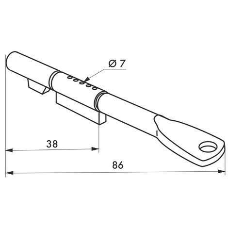 THIRARD - Clé De Blocage Pour Serrure Ø 7mm – Image 3