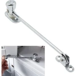 EntrebĂąilleurs FenĂȘtre Restricteur Verrou SĂ©curitĂ© - RĂ©glable Ouverture, En Alliage De Zinc Et Acier, Pour FenĂȘtre Basculante/battante, Vers L'intĂ©rieur Ou LâextĂ©rieur, Pour RĂ©gler L'ouverture