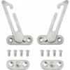 Lot De 2 Entrebâilleurs De Fenêtre UPVC En Acier Inoxydable 304 Avec Crochets Pour Fenêtre De Gauche Et De Droite