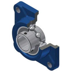 Palier Auto-aligneur Applique Carré Ø25mm - UCF205