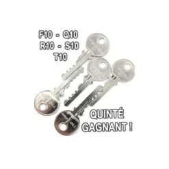 T10-PASS Clé Pass PTT - PACK RÉGIONAL - F10 - Q10 - R10 - S10 - T10 Usinage Laser Haute Précision - Professionnels Et Particuliers