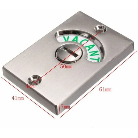 Targette Toilette Pour Porte De Toilette Voyant – Image 2