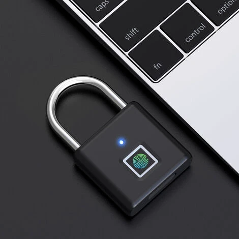 Serrure à Empreinte Digitale, 1 Pièce Argent Déverrouillage Portable, Serrure Intelligente, Serrure Biométrique Sans Clé Pour Les Sacs à Dos, Les Vélos, Les Casiers D'école, Les Casiers De Gymnase, Et – Image 5