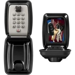 Boite A Clefs Securisee Exterieur, Grande Boitier A Cle Murale Avec Code 12 Chiffres Étanche Antirouille Boite à Clé Sécurisée, Ultra-Robuste Coffre A Clef Digitale Pour Maison Usine Garage