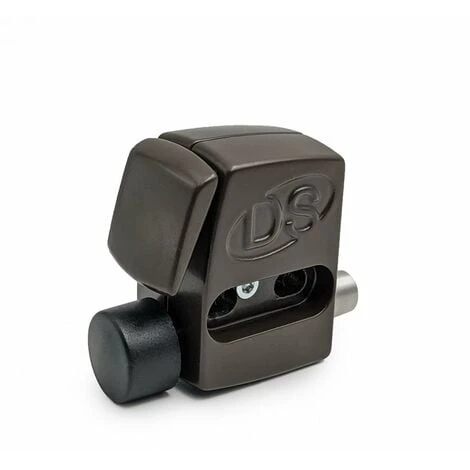 Verrou De Baie Coulissante Ă Bouton Poussoir Marron