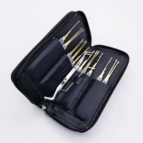 Kit De Crochetage Serrure, 24-Pièce Lock Picking Kit, Outils De D’entraînement Pour Serruriers Débutant Et Pro – Image 2