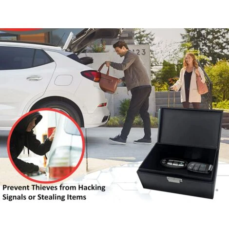 Boîte Faraday Extra Large Pour Clés De Voiture Cage Antivol RFID Pour La Sécurité De Voiture Boîte De Rangement Pour Clés – Image 5