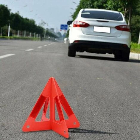 Triangle De Signalisation,Portable Voiture Panne D'urgence Avertissement Réfléchissant La Sécurité Routière Panneau Stop – Image 2